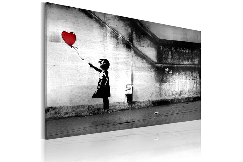 Tavla Hope Banksy 60x40 - Artgeist sp. z o. o. - Inredning - Speglar - Väggspegel