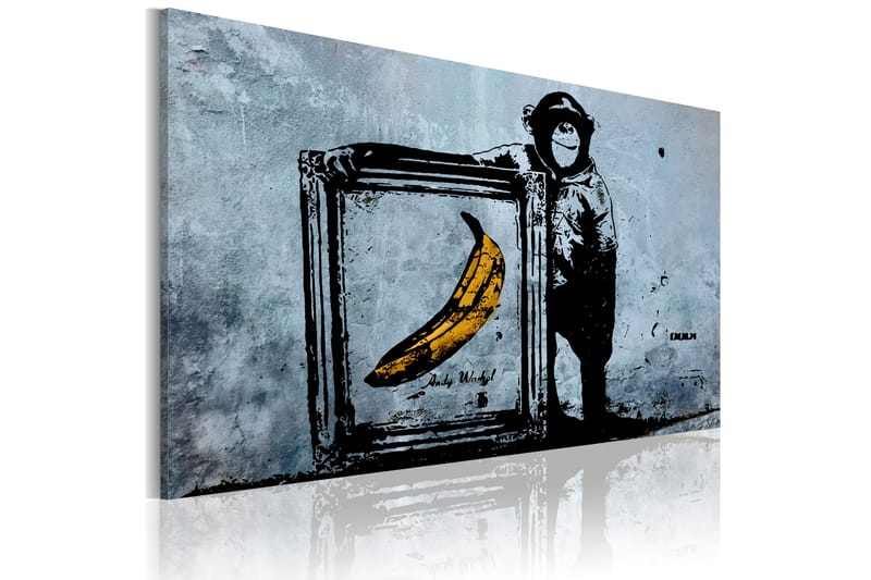 Tavla Inspired By Banksy 90x60 - Artgeist sp. z o. o. - Inredning - Tavlor & konst - Canvastavlor