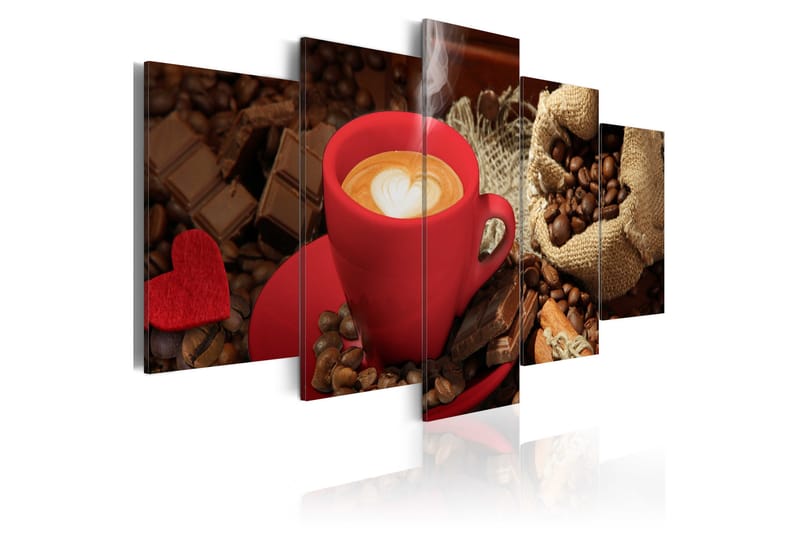 Tavla Love Espresso 100x50 - Artgeist sp. z o. o. - Inredning - Tavlor & konst - Canvastavlor