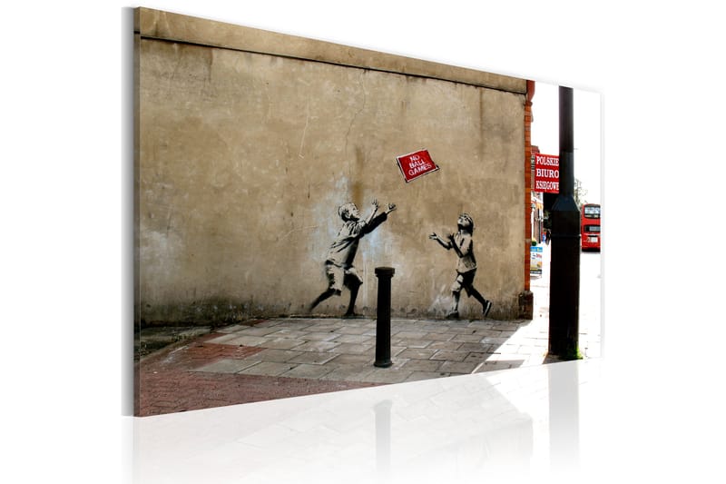 Tavla No Ball Games Banksy 60x40 - Artgeist sp. z o. o. - Inredning - Tavlor & konst - Canvastavlor