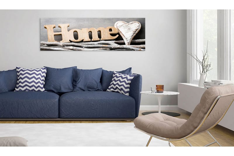 Tavla Romantic Home 120x40 - Artgeist sp. z o. o. - Inredning - Tavlor & konst - Canvastavlor