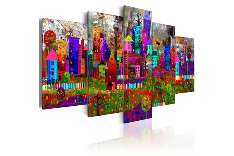 Tavla The City Of Expression 100x50 - Artgeist sp. z o. o. - Inredning - Tavlor & konst - Canvastavlor