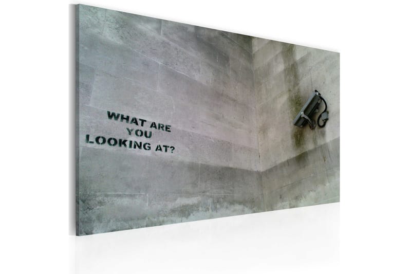 Tavla Vad Glor Du På? Banksy 60x40 - Artgeist sp. z o. o. - Inredning - Tavlor & konst - Canvastavlor