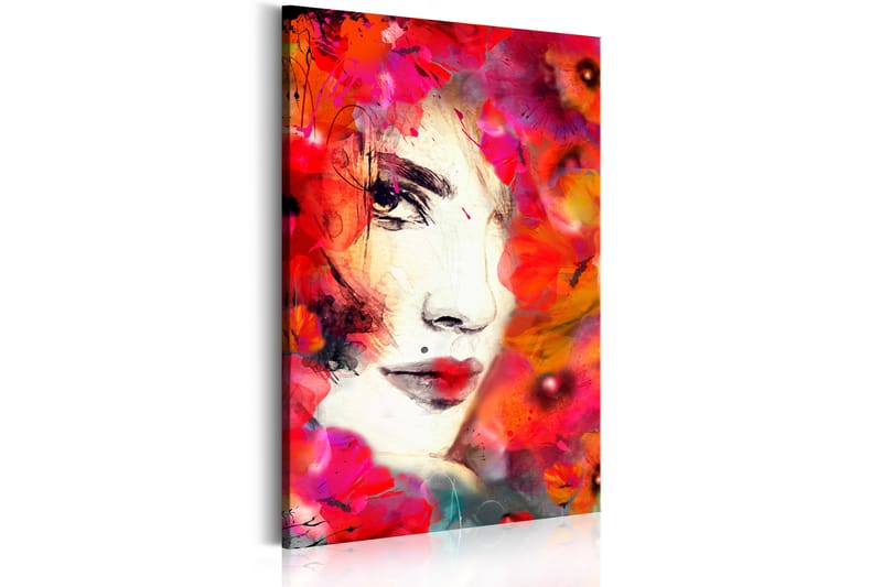 Tavla Woman In Poppies 40x60 - Artgeist sp. z o. o. - Inredning - Tavlor & konst - Canvastavlor