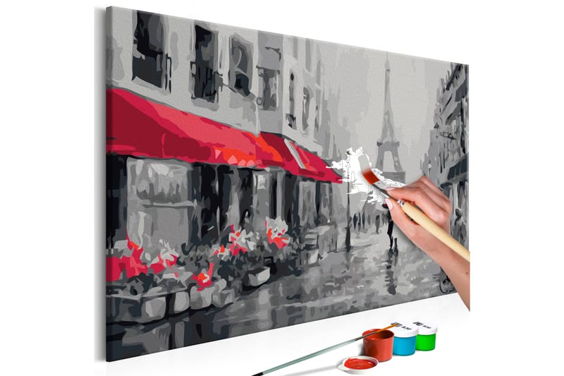 Gör-det-själv Målningar Rainy Paris  60x40 cm - Artgeist sp. z o. o. - Inredning - Tavlor & konst - Måla själv - Gör det själv tavla