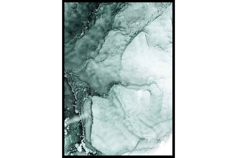 Abstract Ocean Foto Turkos - 50x70 cm - Inredning - Tavlor & konst - Posters & prints