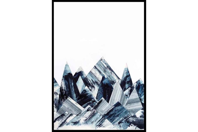 Abstract Paper Mountains - Finns i flera storlekar - Inredning - Tavlor & konst - Posters & prints