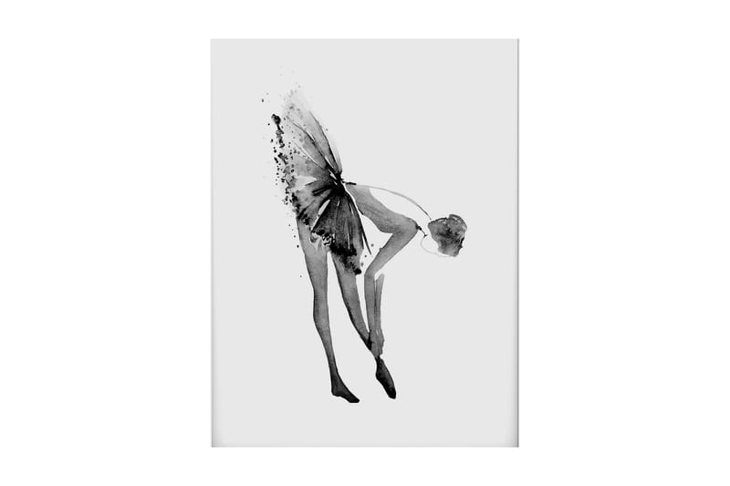 Ballerina B&W Painting Vit - 50x70 cm - Inredning - Tavlor & konst - Posters & prints - Sport posters