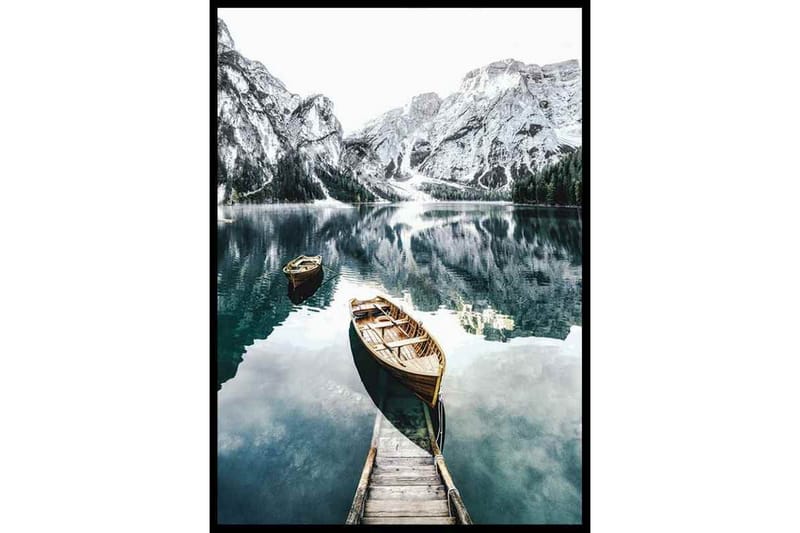Braies Lake No2 - Finns i flera storlekar - Inredning - Tavlor & konst - Posters & prints