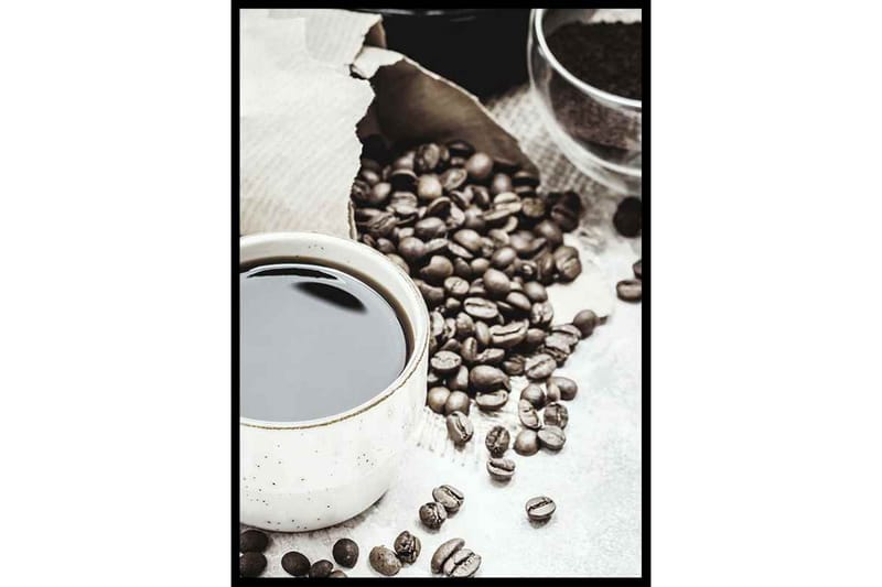 Coffee Beans No3 Foto Beige/Brun/Svart - 30x40 cm - Inredning - Tavlor & konst - Posters & prints - Poster kök