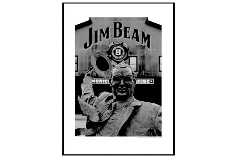 Jim Beam Clermont Kentucky B&W Foto Svartvit