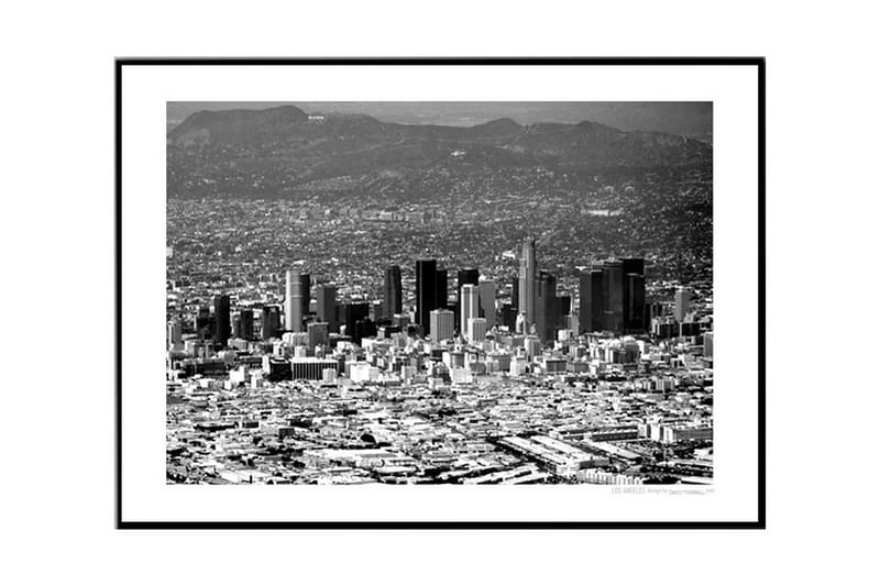 Los Angeles From Above Foto Svartvit