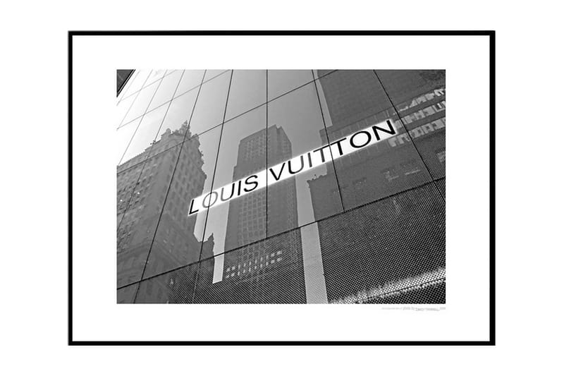 Louis Vuitton - Fifth Avenue, New York Foto Svartvit