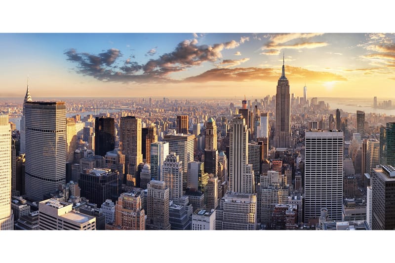 NY Skyline Foto Flerfärgad - 120x60 cm - Inredning - Tavlor & konst - Posters & prints