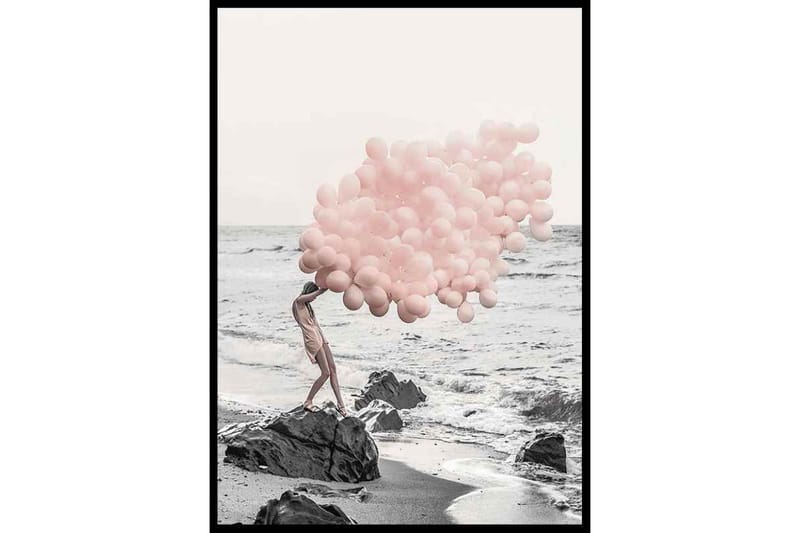 Pink Balloons No1 - Finns i flera storlekar - Inredning - Tavlor & konst - Posters & prints