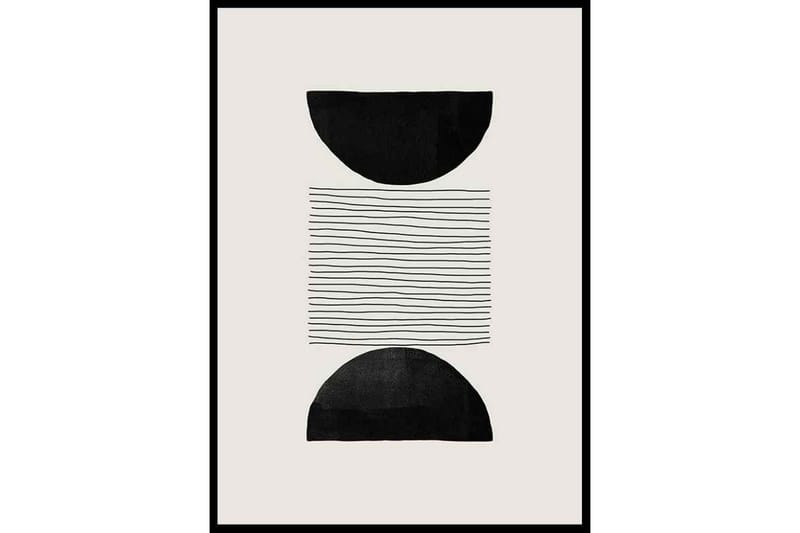 Rustic No4 Abstract/Graphic Design Beige/Grå/Svart - 70x100 cm - Inredning - Tavlor & konst - Posters & prints - Grafiska poster