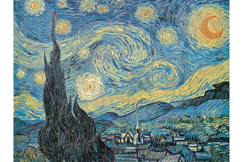 Starry Night - Van Gogh Painting Flerfärgad - 120x60 cm - Inredning - Tavlor & konst - Posters & prints - Konstnärer posters