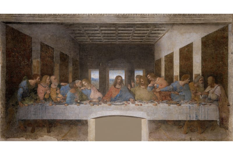The Last Supper - Leonardo Da vinci Painting Flerfärgad - 120x60 cm - Inredning - Tavlor & konst - Posters & prints