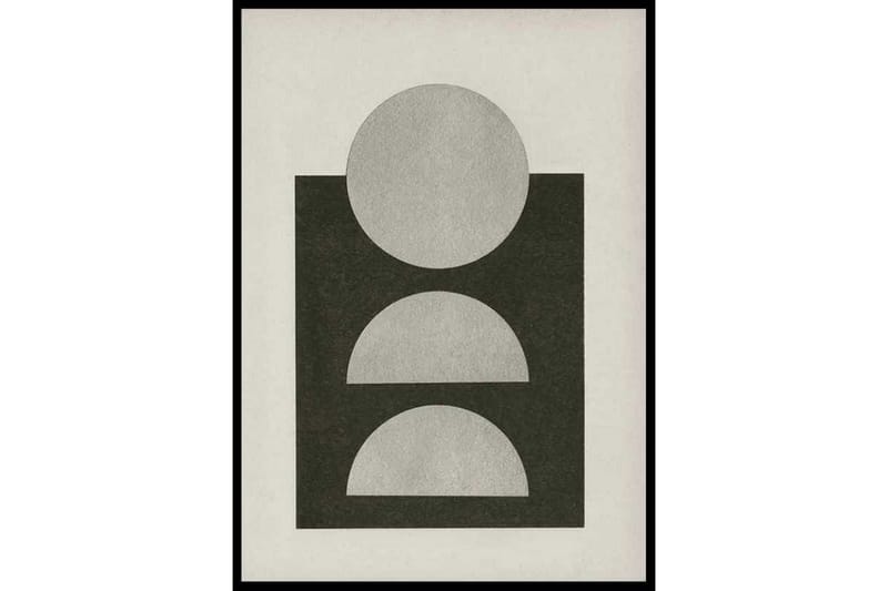 Walter Geo No1 Abstract Beige/Grå - 30x40 cm - Inredning - Tavlor & konst - Posters & prints