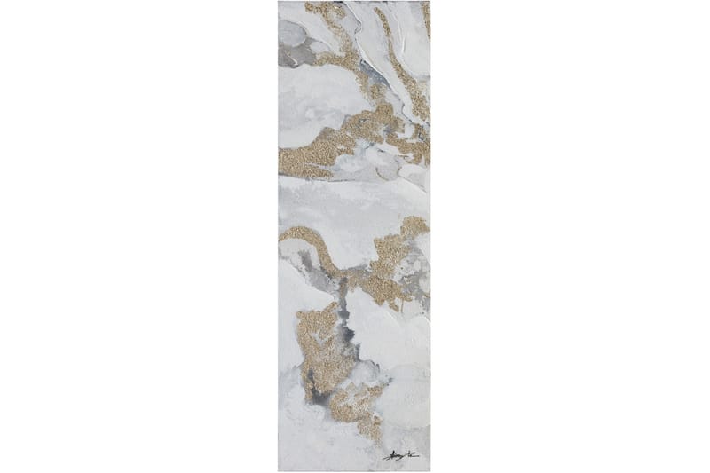 Oljemålning 40x120 cm Marmor - Inredning - Tavlor & konst - Oljemålning