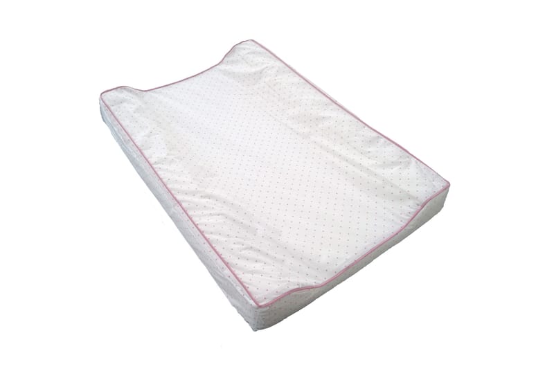 Skötbädd vit/rosa dotty - Summerville Organic - Heminredning - Textilier - Barntextilier