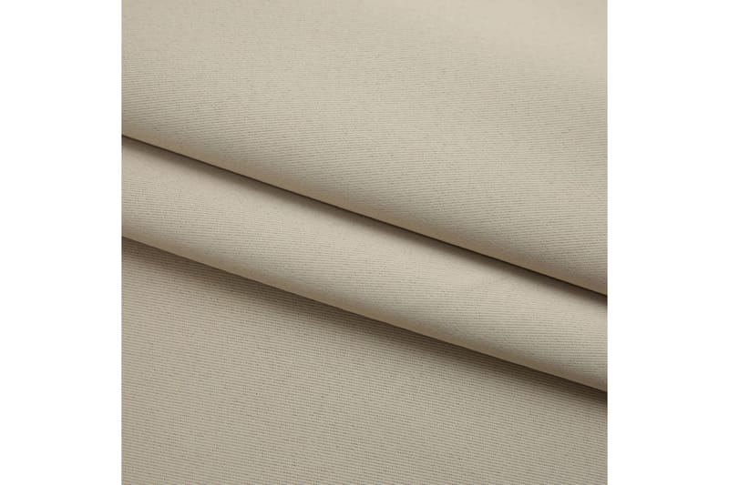 Mörkläggningsgardin med krokar beige 290x245 cm - Beige - Heminredning - Textilier - Gardiner