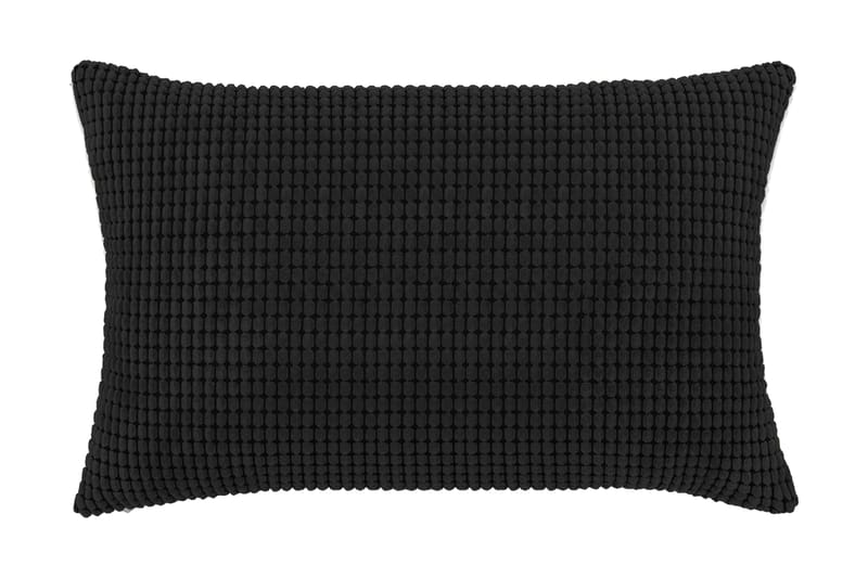 Kudde 2 st velour svart 40x60 cm - Svart - Heminredning - Textilier - Prydnadskuddar