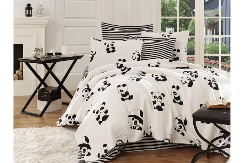 EnLora Home Överkast 200x235 cm - Svart/Vit - Heminredning - Textilier - Sängkläder