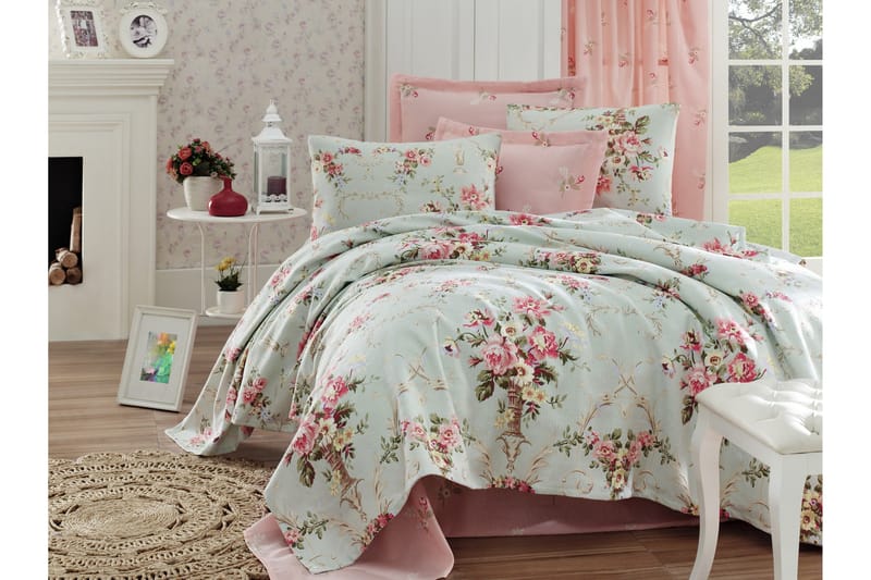 EnLora Home Överkast 200x235 cm - Mint - Heminredning - Textilier - Sängkläder