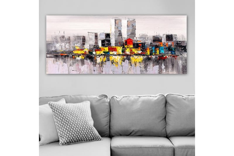 Canvastavla YTY Buildings & Cityscapes Flerfärgad - 120x50 cm - Heminredning - Väggdekor - Canvastavlor