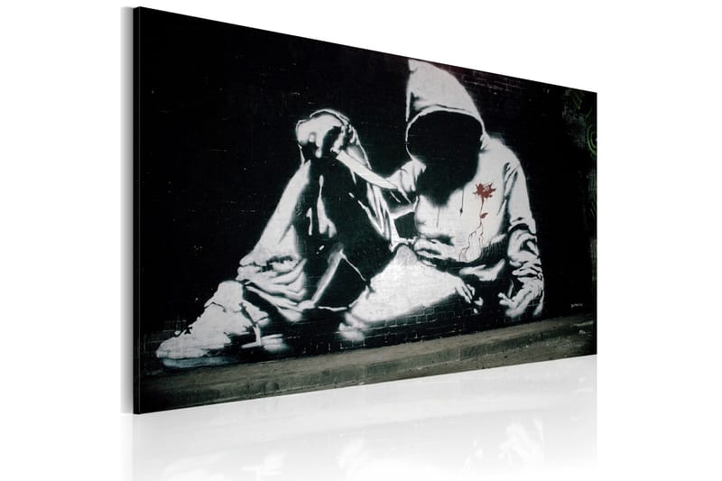 Tavla Incognito Killer Banksy 60x40 - Finns i flera storlekar - Heminredning - Väggdekor - Canvastavlor