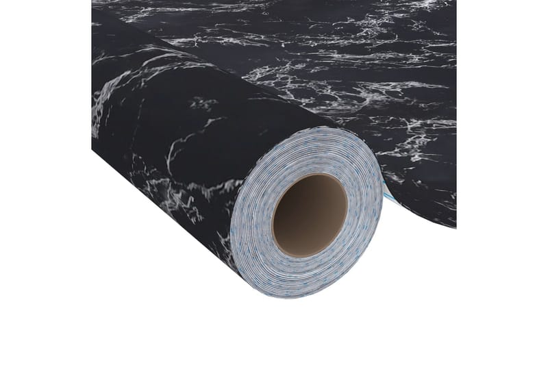 Dekorplast svart sten 500x90 cm PVC - Svart - Inredning - Väggdekor - Dekorplast & kakeldekor