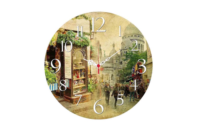 Decorative MDF Clock 40x - Inredning - Väggdekor - Väggklocka & väggur