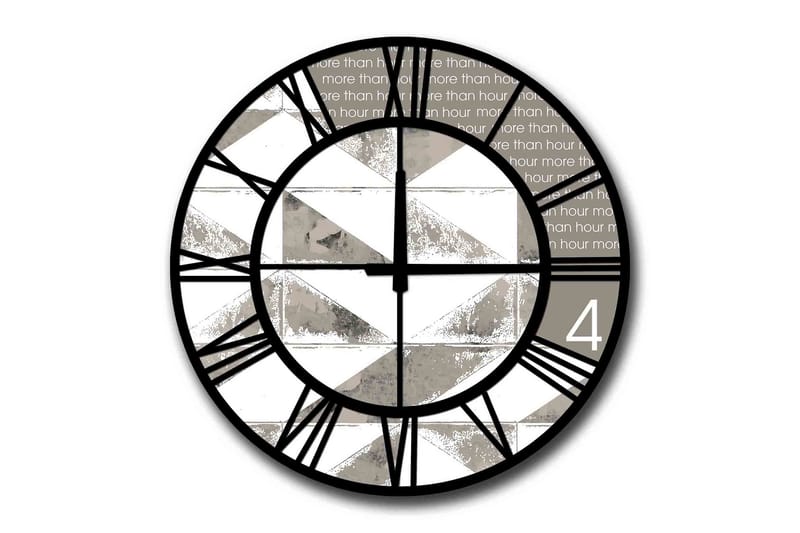 Decorative MDF Clock 50x - Inredning - Väggdekor - Väggklocka & väggur