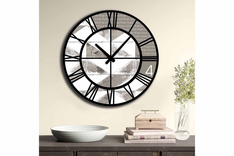 Decorative MDF Clock 50x - Inredning - Väggdekor - Väggklocka & väggur