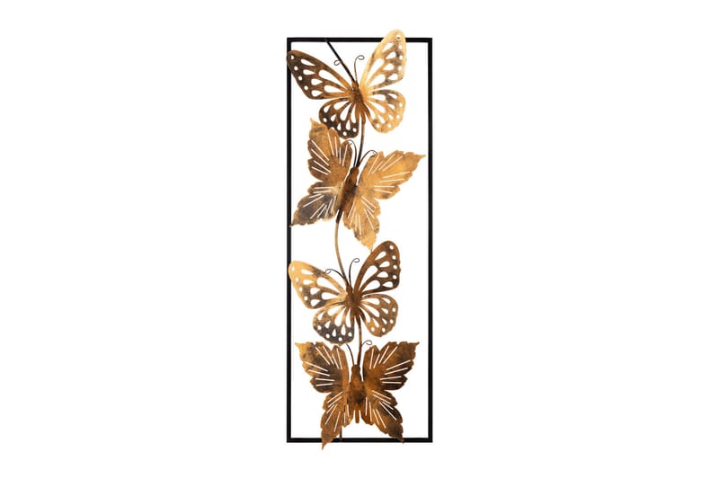 Butterfly Väggdekor - Flerfärgad - Inredning - Väggdekor - Skylt - Plåtskyltar