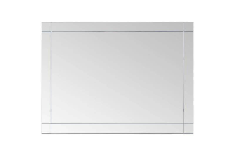 Väggspegel 60x40 cm glas - Silver - Heminredning - Väggdekor - Speglar