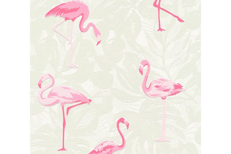 Flamingo Tapet Boys & Girls Ovävd Rosa - AS Creation - Inredning - Väggdekor - Tapet & tapettillbehör - Barntapet