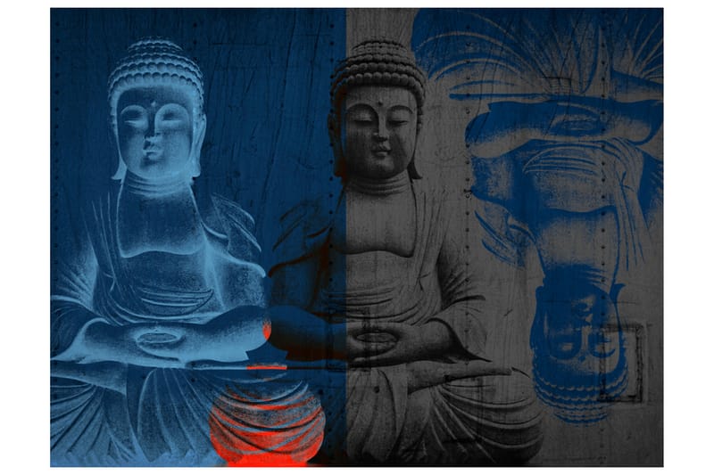 Fototapet Tre Inkarnationer Av Buddha 300x231 - Artgeist sp. z o. o. - Inredning - Väggdekor - Tapet & tapettillbehör - Fototapet
