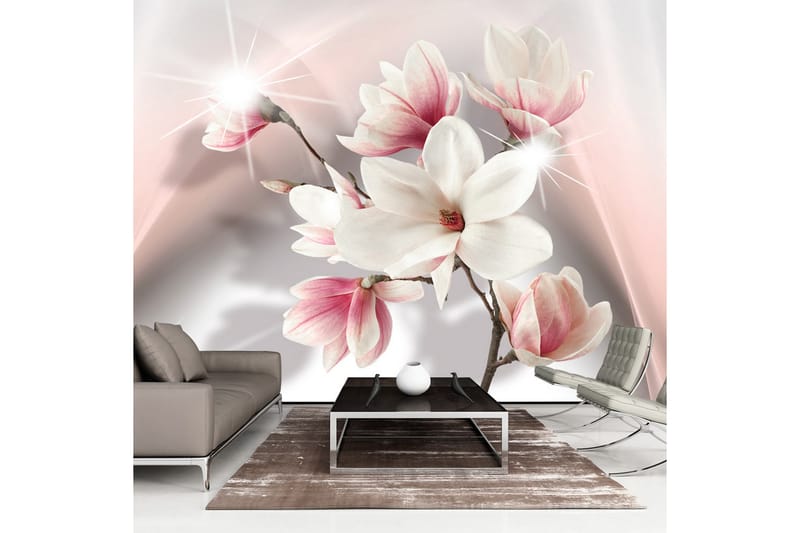 Fototapet XXL White Magnolias II 500x280 - Artgeist sp. z o. o. - Inredning - Väggdekor - Tapet & tapettillbehör - Fototapet