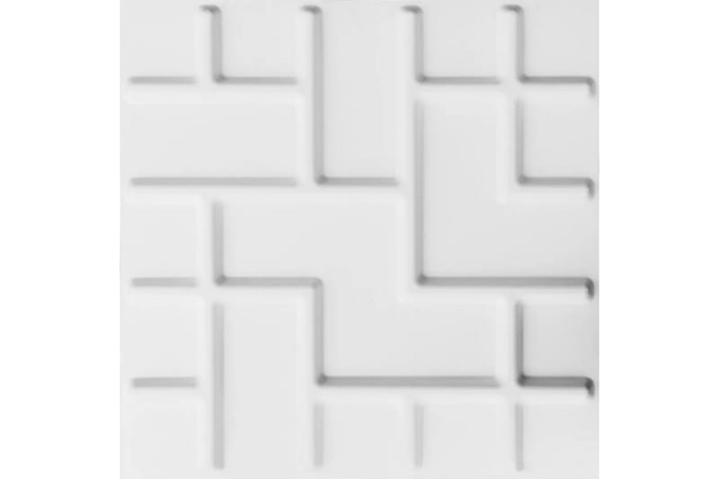 WallArt Väggpanel 3D Tetris 12 st GA-WA16 - Vit - Hus & renovering - Bygg - Golv, vägg & tak - Golv & väggbeklädnad - Väggskivor