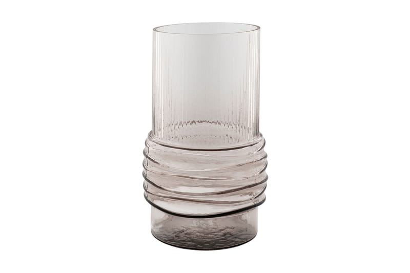 Bovassen Vas Rund - Röktfärgad Glas - Inredning - Vas - Glasvas