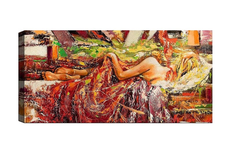 Canvastavla YTY World Cultures Flerfärgad - 120x50 cm - Heminredning - Väggdekor - Canvastavlor