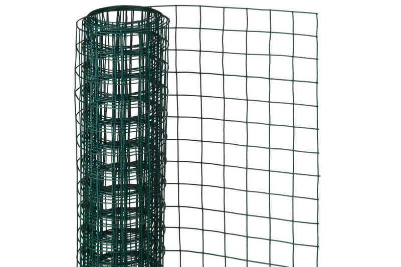 Nature Ståltrådsnät fyrkantig 0,5x5 m 13 mm plastbelagd stål - Grön - Hus & renovering - Bygg - Gjutning & husgrund - Armering - Ståltråd & najtråd