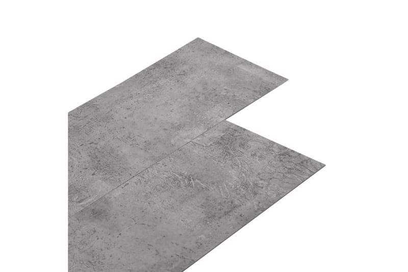 Golvbrädor i PVC 5,26 m² 2 mm cement brun - Brun - Hus & renovering - Bygg - Golv, vägg & tak - Golv - Vinylgolv & plastgolv