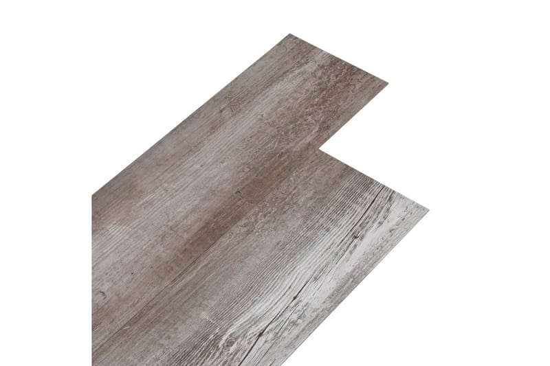 PVC-golvbrädor 5,02 m² självhäftande 2 mm mattbrunt trä - Brun - Hus & renovering - Bygg - Golv, vägg & tak - Golv - Golvplattor & plasttrall