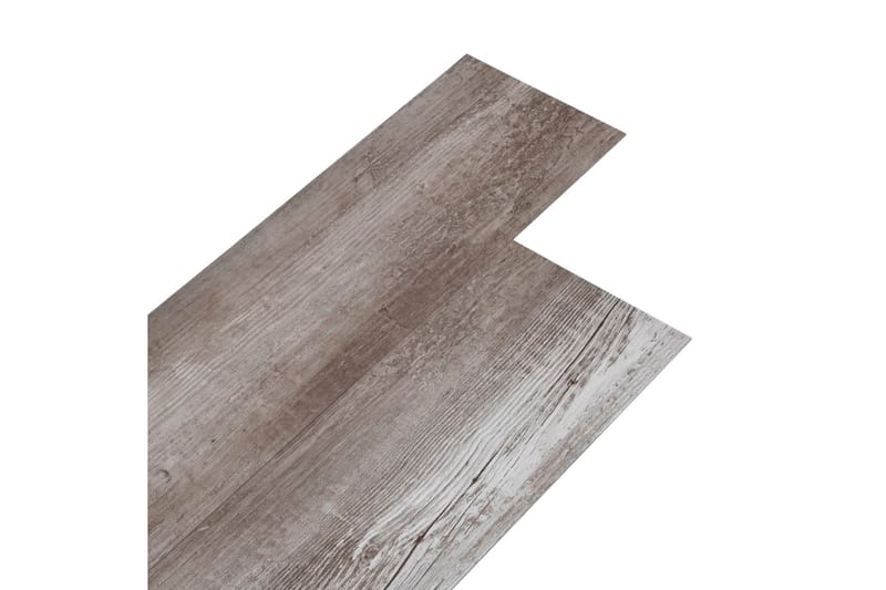 Självhäftande PVC-golvplankor 5,21 m² 2 mm mattbrunt trä - Brun - Hus & renovering - Bygg - Golv, vägg & tak - Golv - Vinylgolv & plastgolv