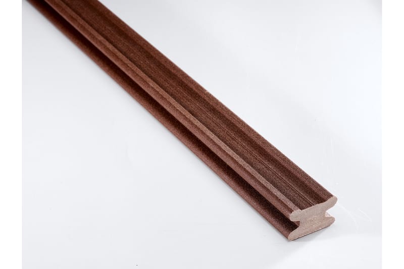 Golvtrall Underliggare 50x30 400 cm Brun - WoodPlastic - Utemöbler - Balkong - Golv balkong - Trall balkong
