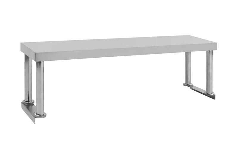 Överhylla för arbetsbord 120x30x35 cm rostfritt stål - Hus & renovering - Garage & verkstad - Garageinredning & garageförvaring
