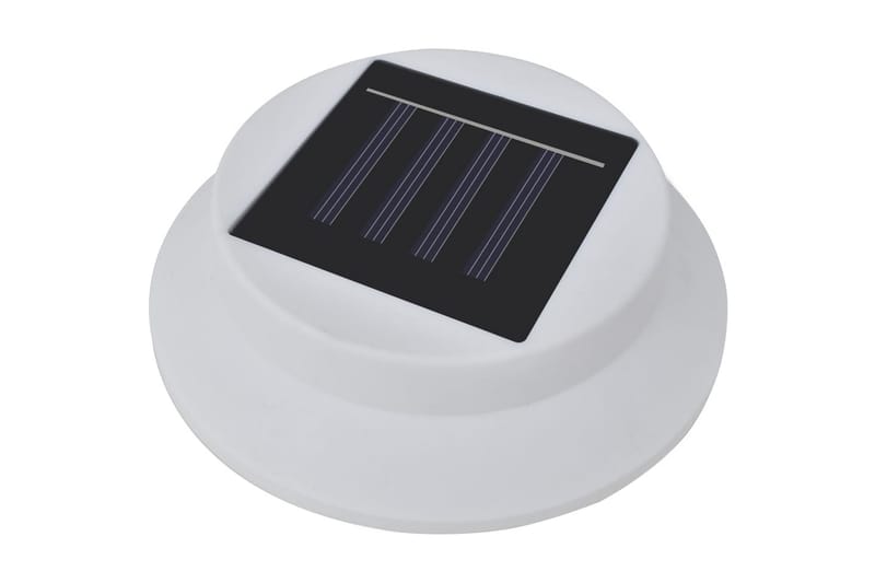 Solcellslampor för staket 12 st LED vit - Vit - Hus & renovering - Insynsskydd & inhägnad - Staket - Trästaket